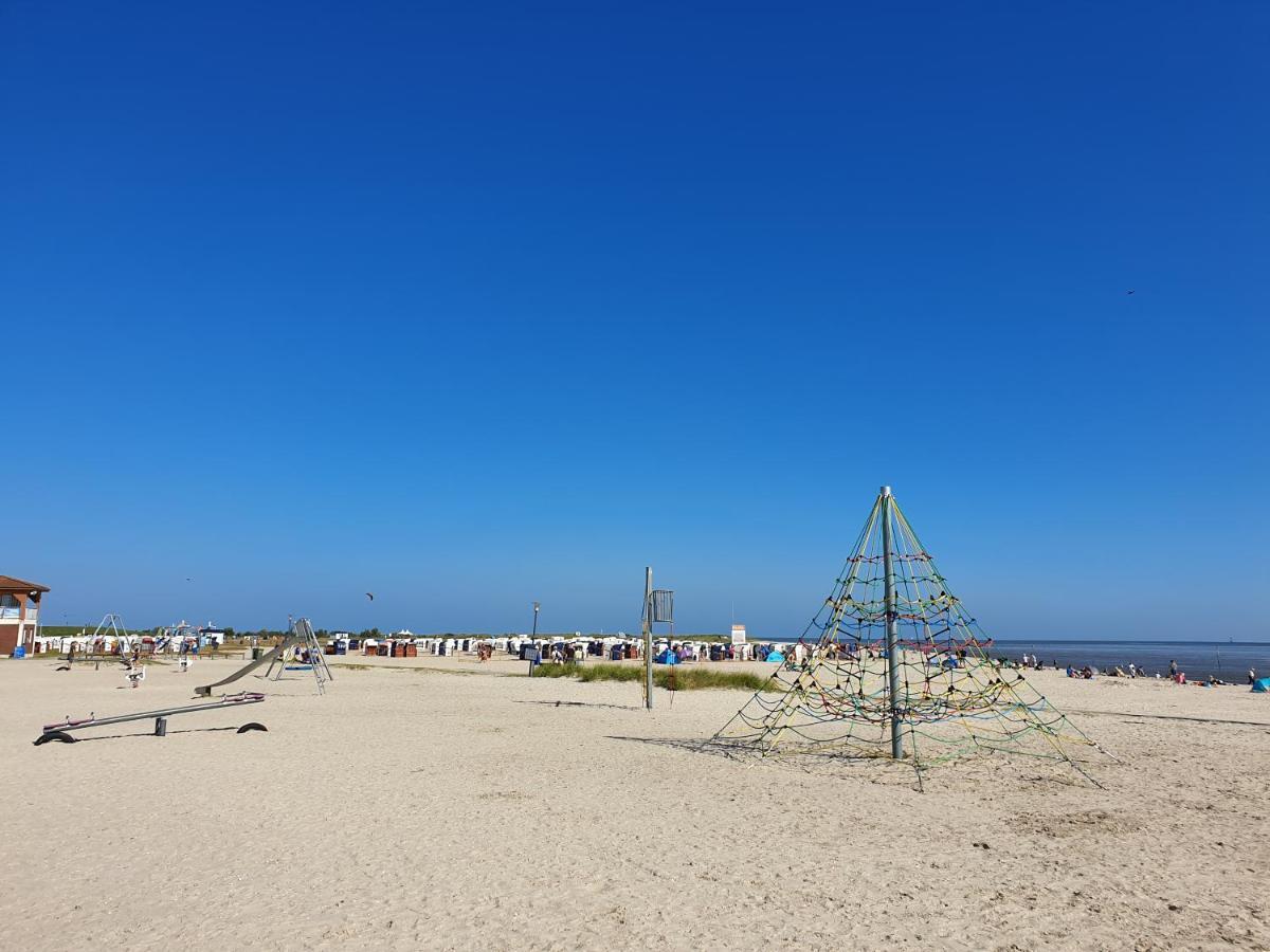 Ferienwohnung Voelker, Wenige Schritte Zum Meer, Wlan, 3 Sz, Kinder Geeignet, Sackgasse, Horumersiel - Nordsee, Erdgeschoss シリヒ エクステリア 写真